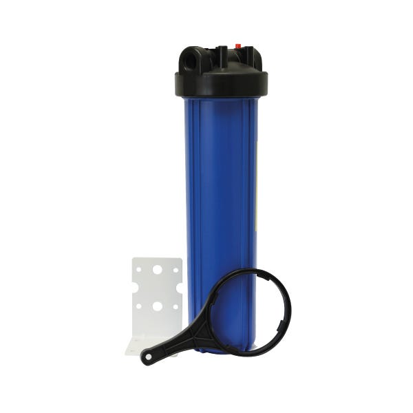 PORTACARTUCHO AZUL # 20 BIG BLUE EN 1", CON PURGADOR Marca AQUEX. Modelo: 607798