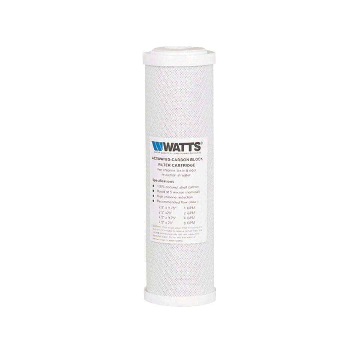 CARTUCHO DE CARBON BLOCK Marca WATTS. Modelo: 7100639