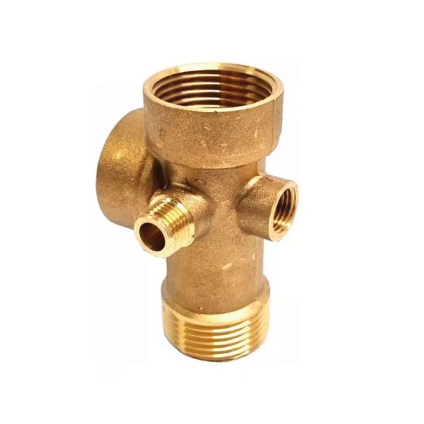 VÁLVULA 5 VIAS BRONCE PARA HIDRONEUMÁTICO Marca AQUEX. Modelo: 8311