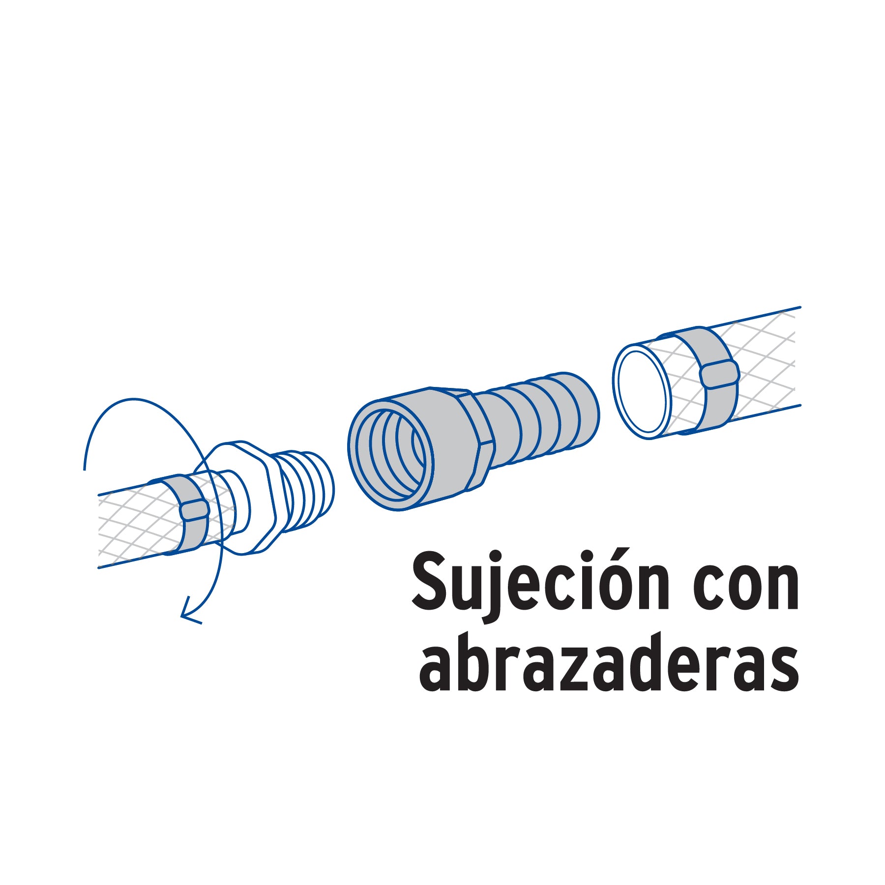 Adaptador hembra de latón 1' para manguera, FOSET. Modelo: ADPO-1H