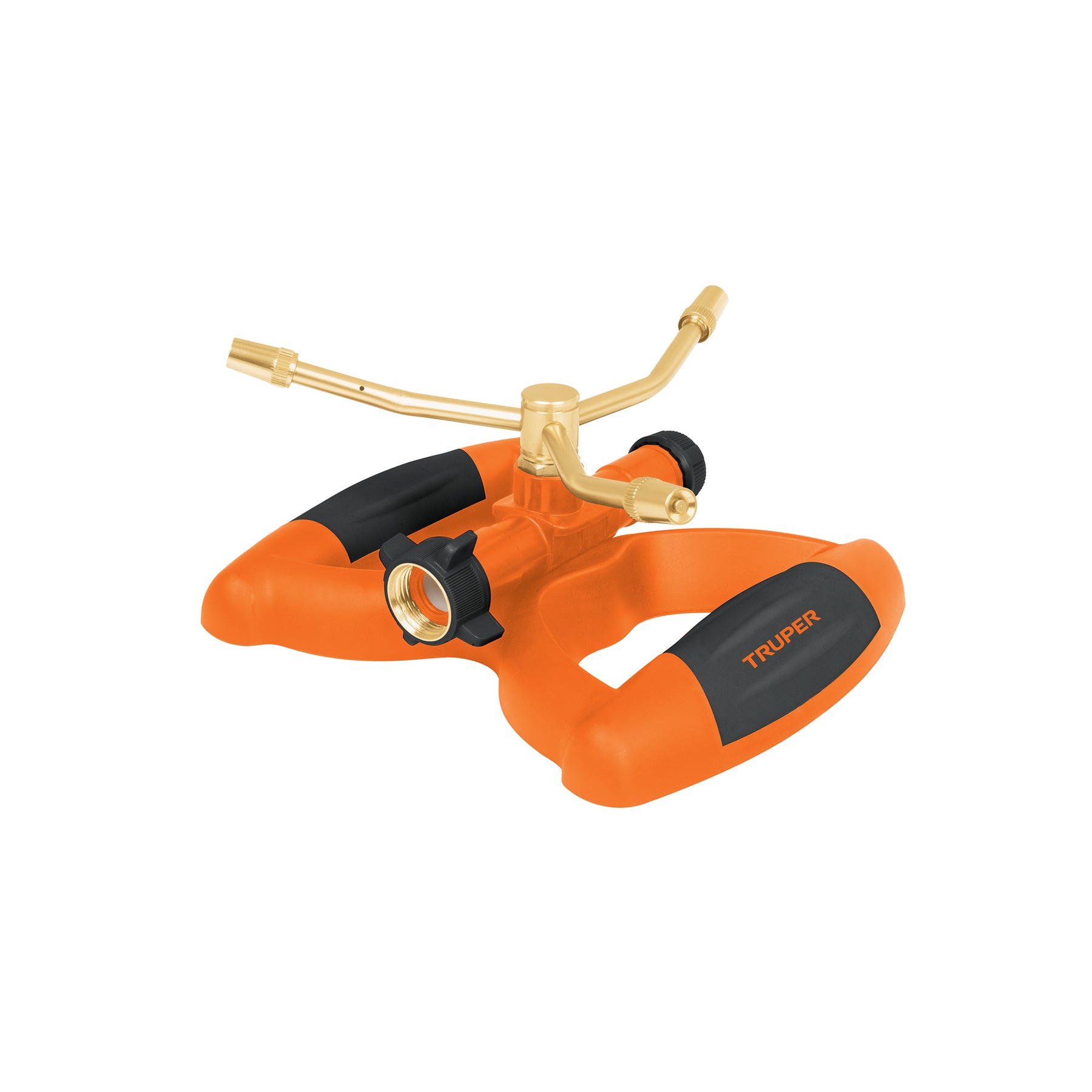 Aspersor metálico de 3 brazos con base plástica, TRUPER. Modelo: ASP-B3