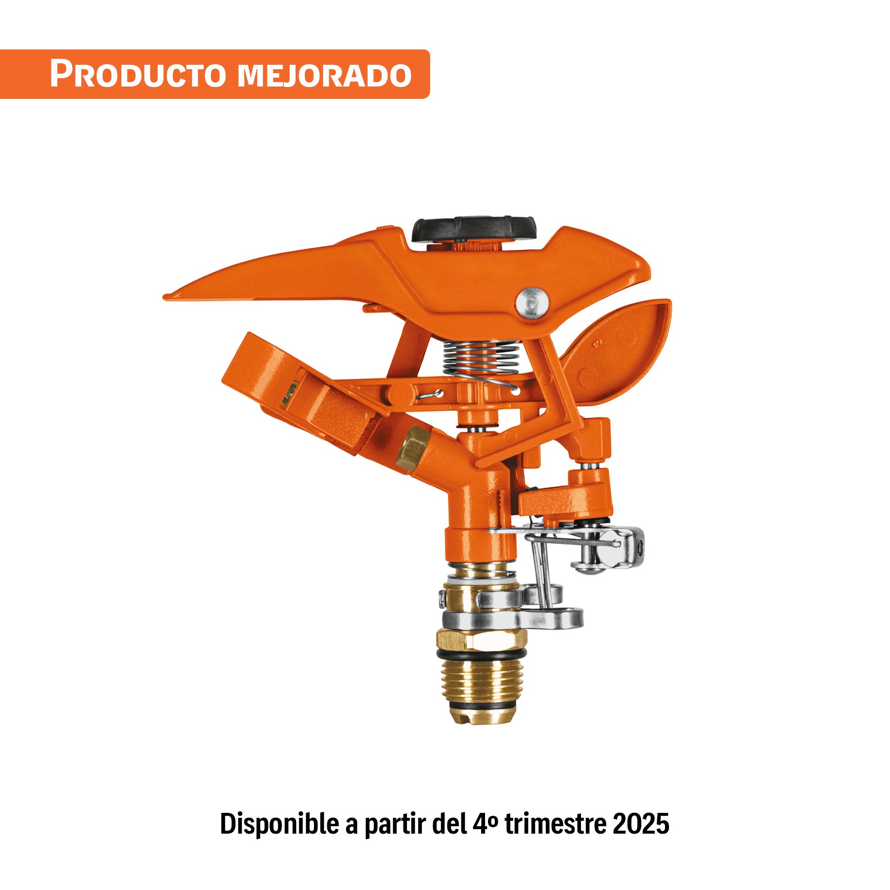 Aspersor metálico, cabeza sola, TRUPER. Modelo: ASP