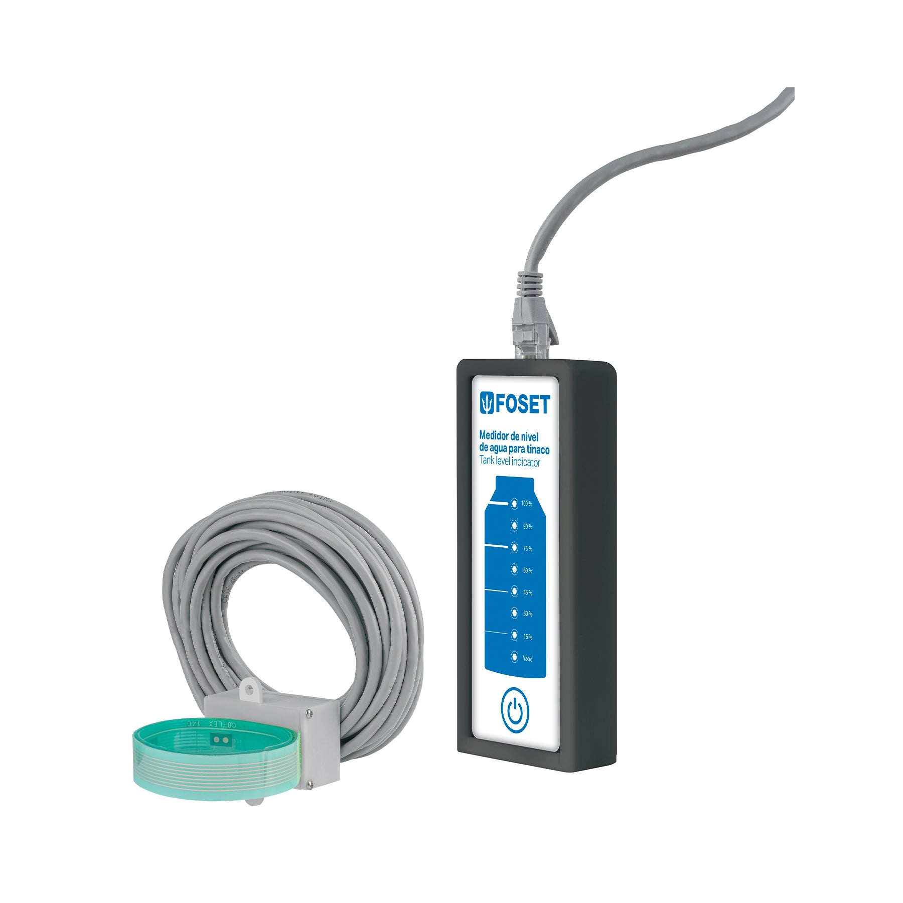 Medidor de nivel de agua para tinaco, FOSET. Modelo: ATIN-007