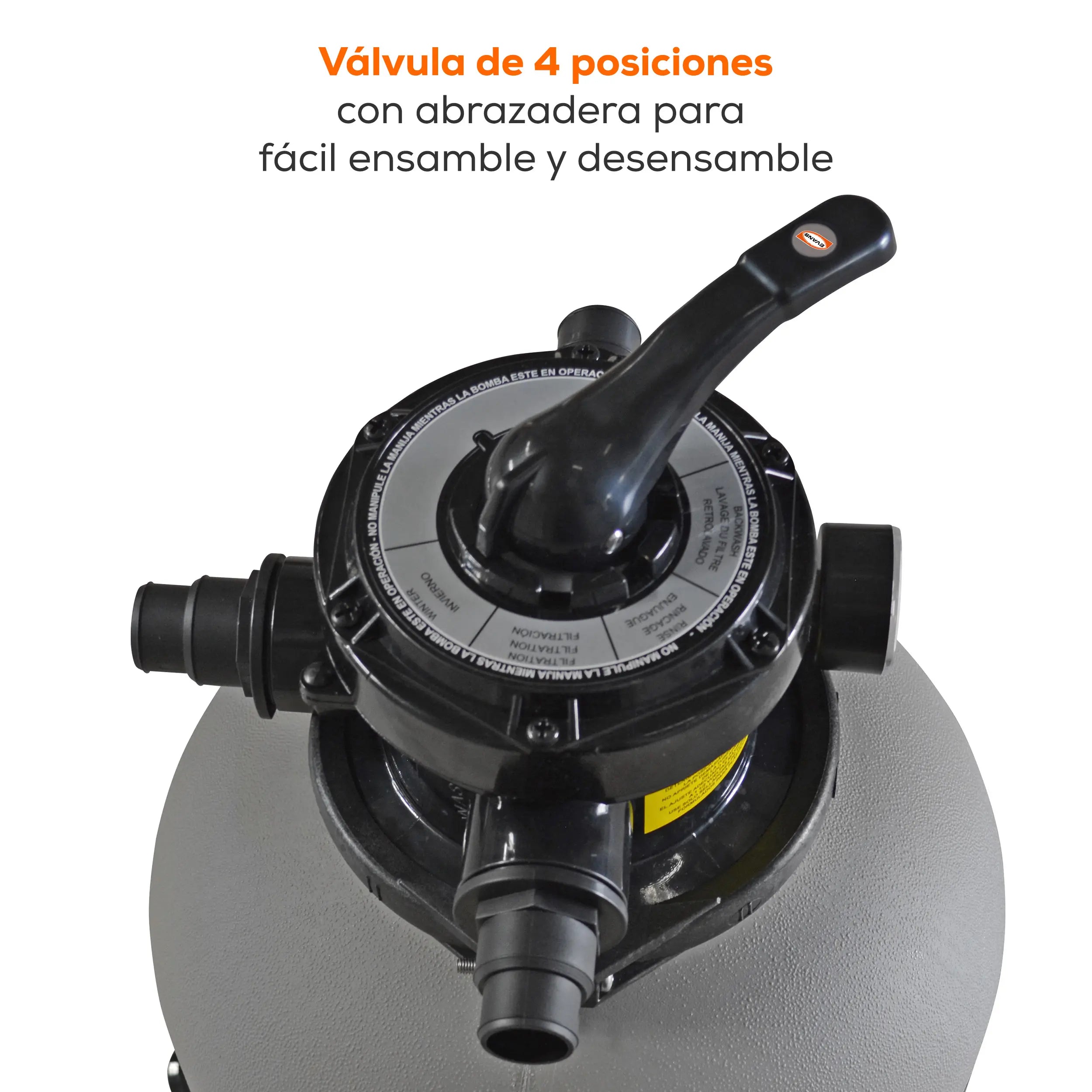 Filtro de alberca 14" plástico Marca EVANS. Modelo: PA-350