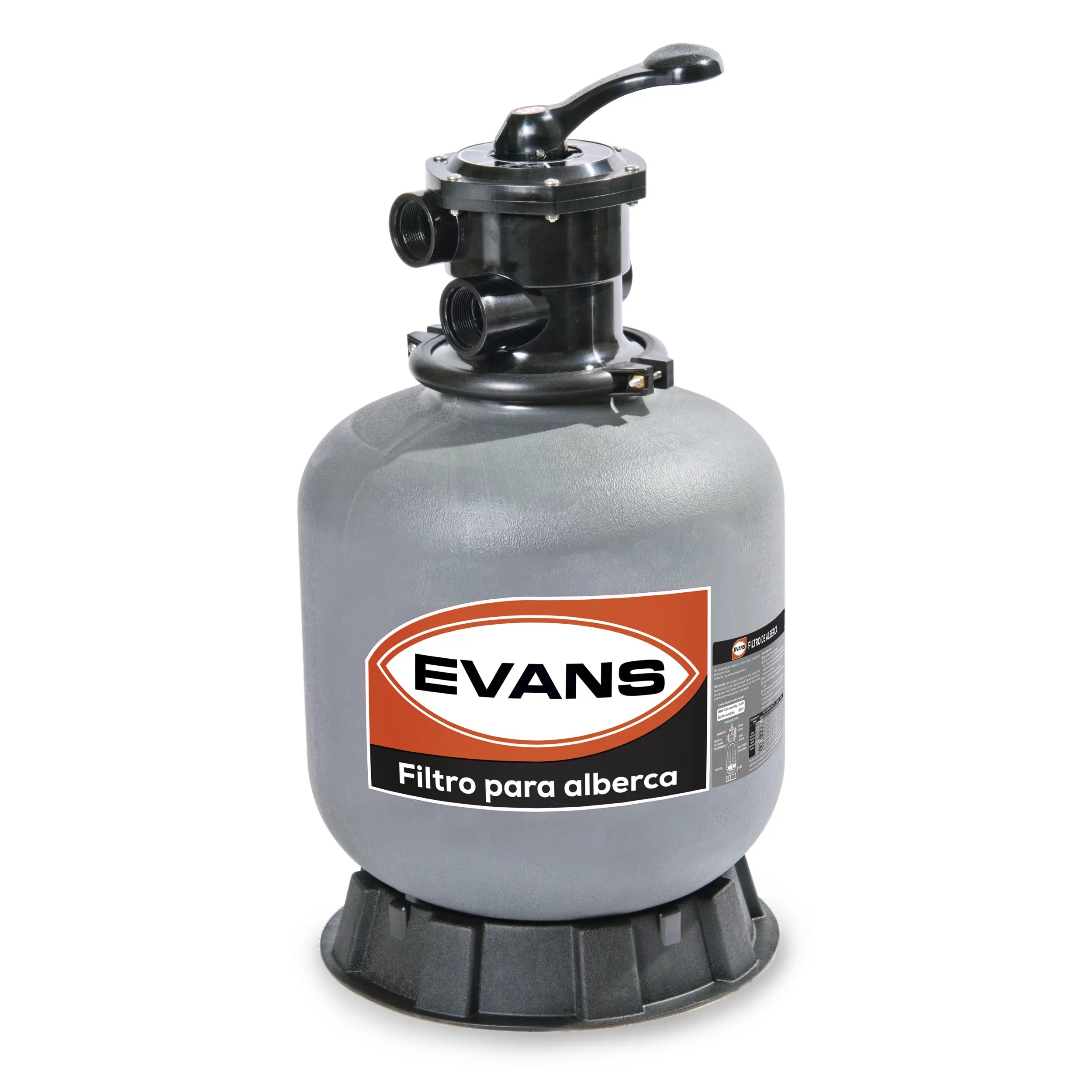 Filtro de alberca 16"D plástico Marca EVANS. Modelo: PA-400