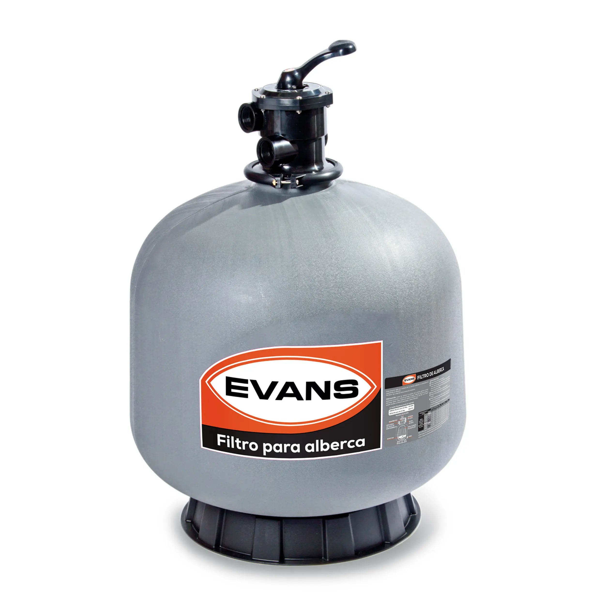 Filtro de alberca 36" plástico Marca EVANS. Modelo: PA-900