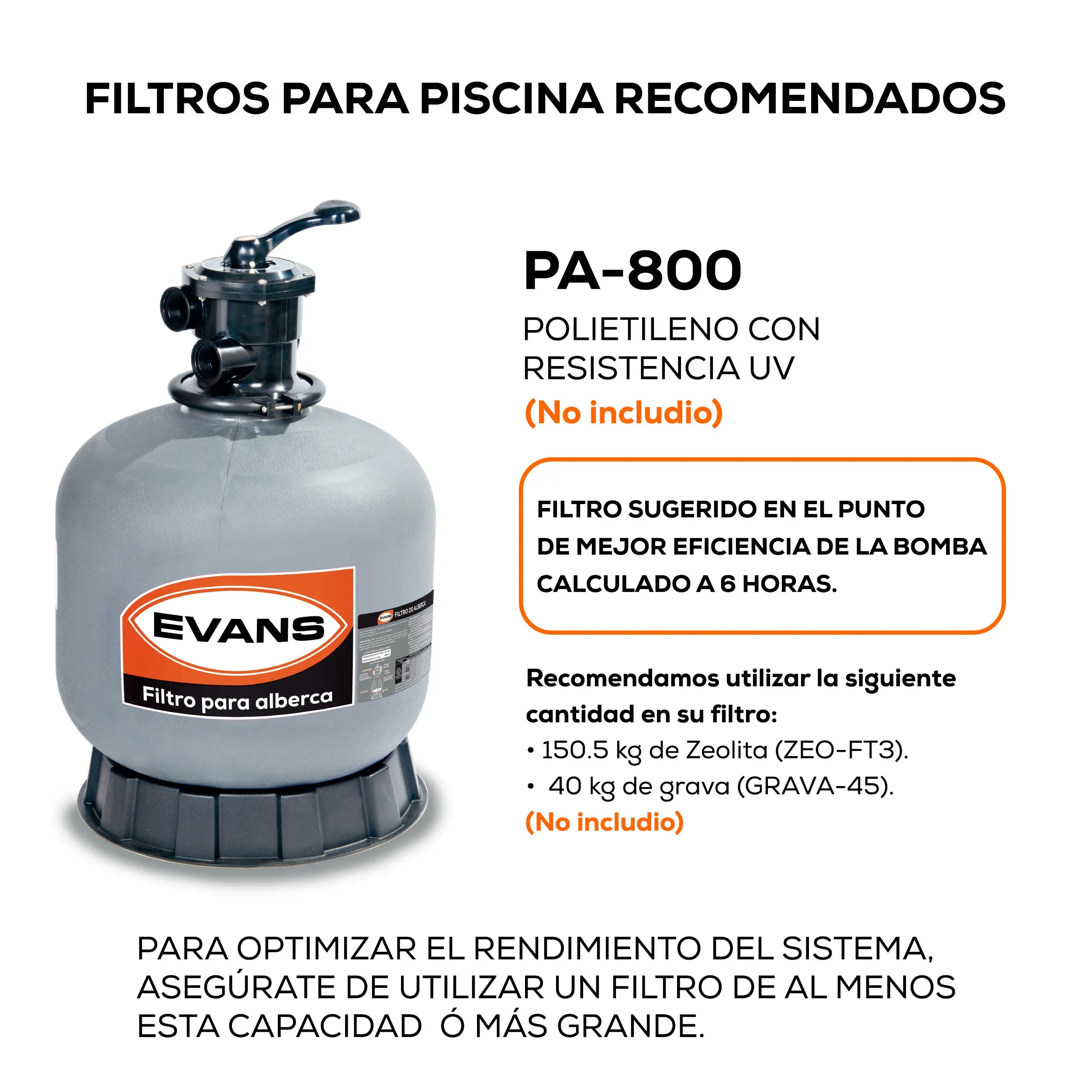 Bomba de Piscina Solar 1.5 HP Marca EVANS. Modelo: SOLAR150-HP2