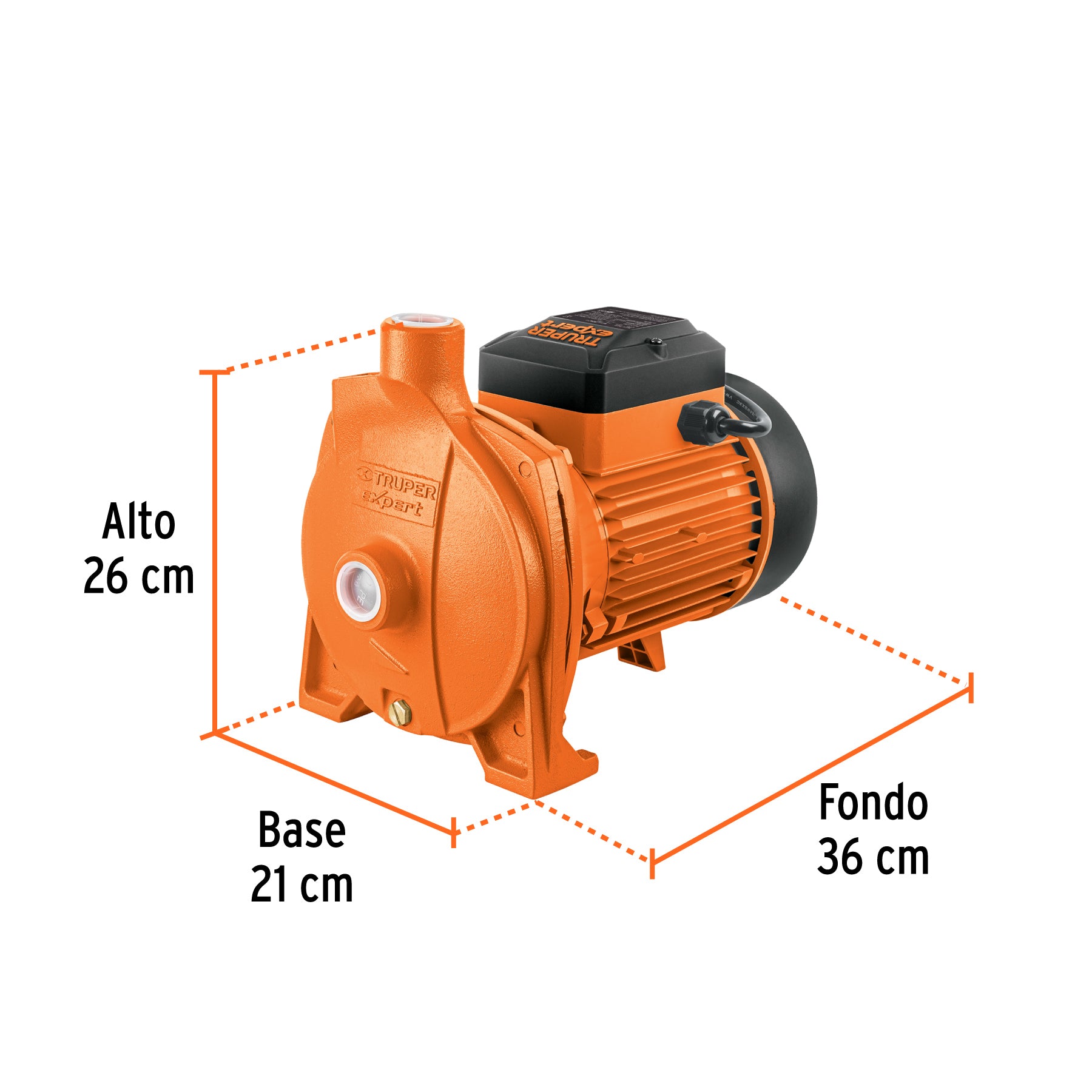 Bomba centrífuga para agua modelo europeo,1-1/2 HP, EXPERT. Modelo: BOAC-1 1/2