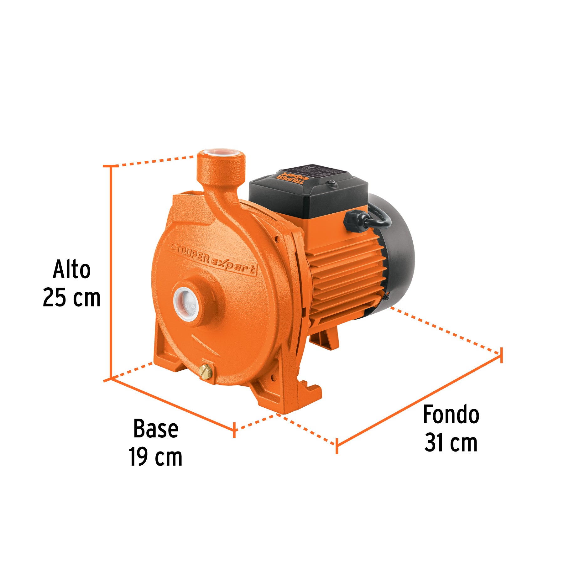 Bomba centrífuga para agua modelo europeo, 1 HP, EXPERT. Modelo: BOAC-1