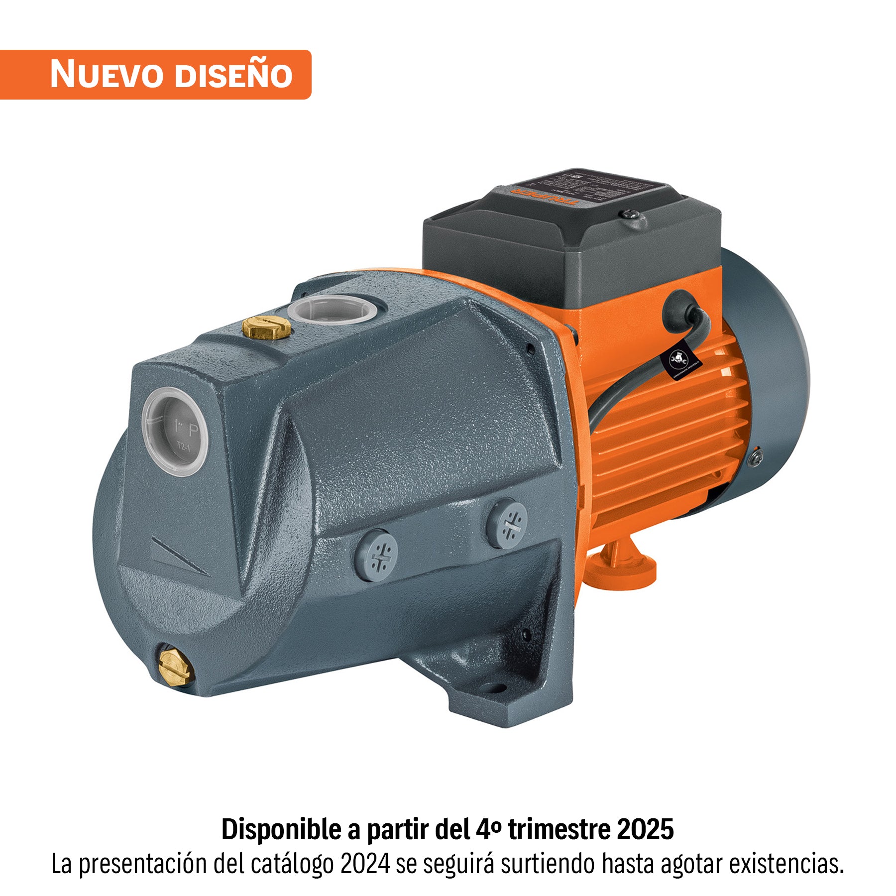 Bomba tipo jet, cabezal de hierro, 1/2 HP, TRUPER. Modelo: BOAJ-1/2