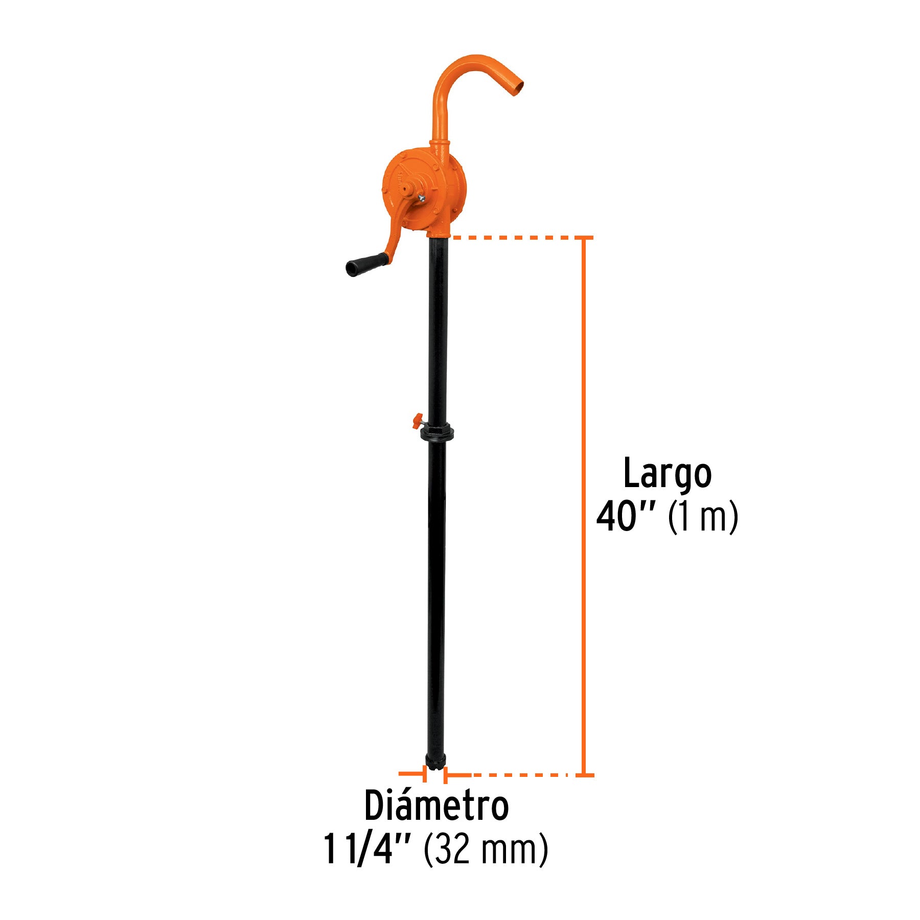 Bomba extractora de aceites con manivela, TRUPER. Modelo: BOMEX-25