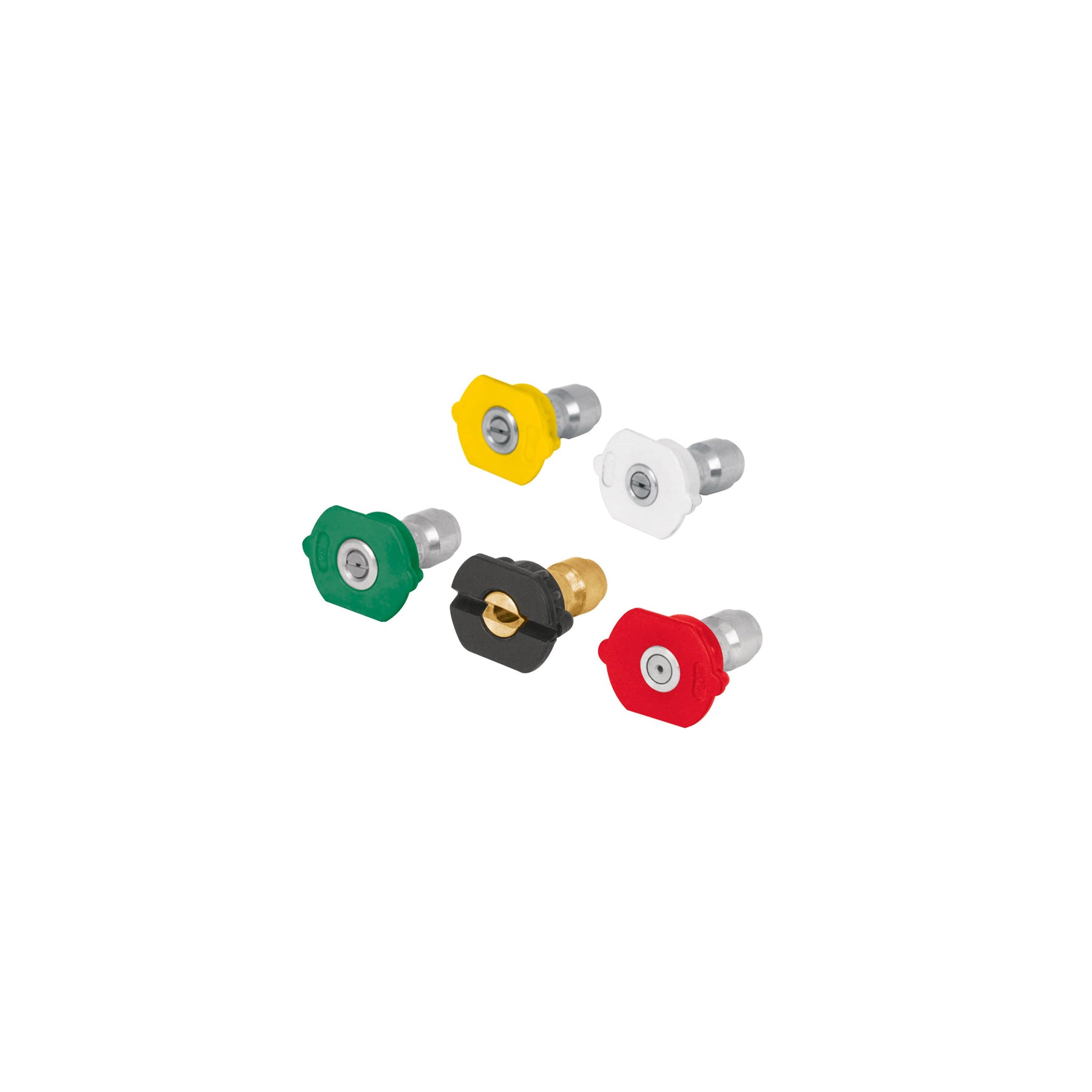 Juego de 5 boquillas para hidrolavadoras LAGAS-2800 y 3300. Modelo: BOQ-LAGAS