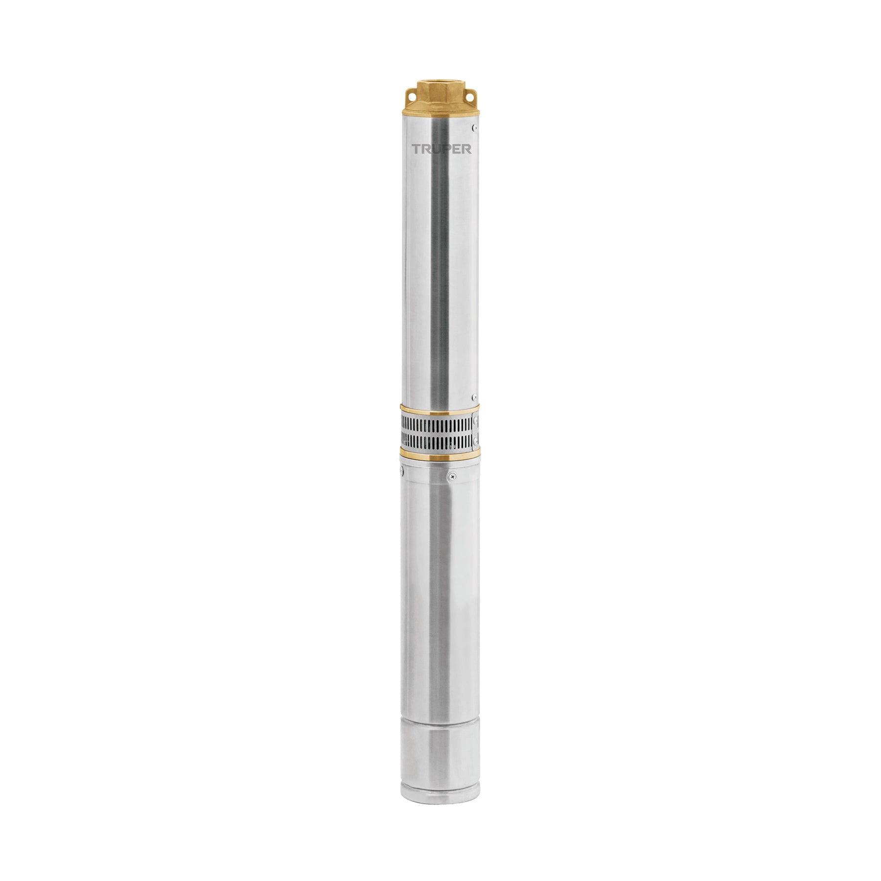 Bomba sumergible tipo bala 4', 1-1/2HP,agrícola, 220V,TRUPER. Modelo: BOS-1-1/2LM-2