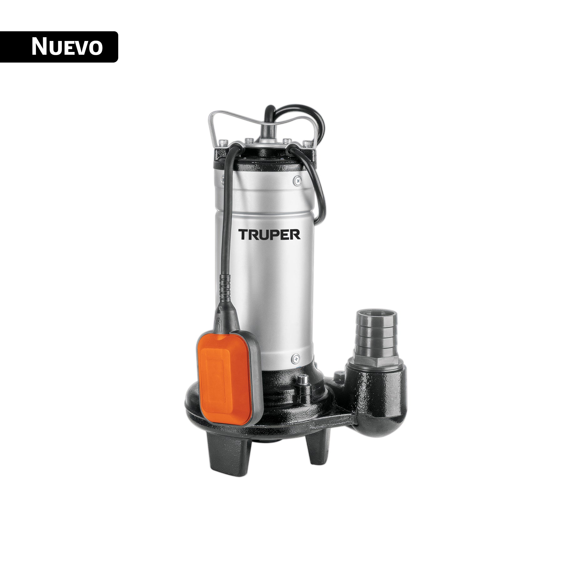 Bomba sumergible, 1 HP acero inox/hierro, para agua sucia. Modelo: BOS-1SI