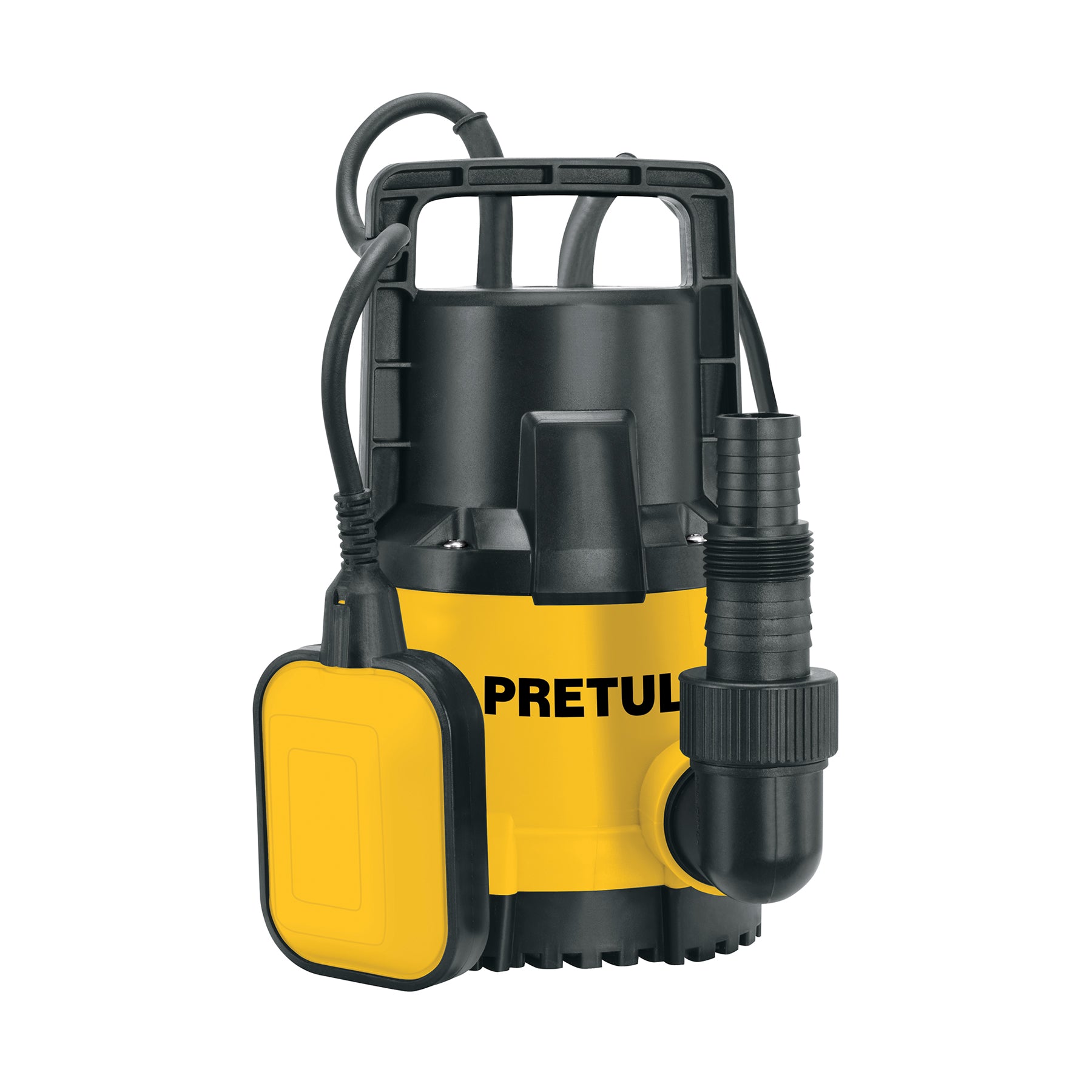 Bomba sumergible plástica, 3/4 HP para agua limpia, PRETUL. Modelo: BOS-3/4LPP