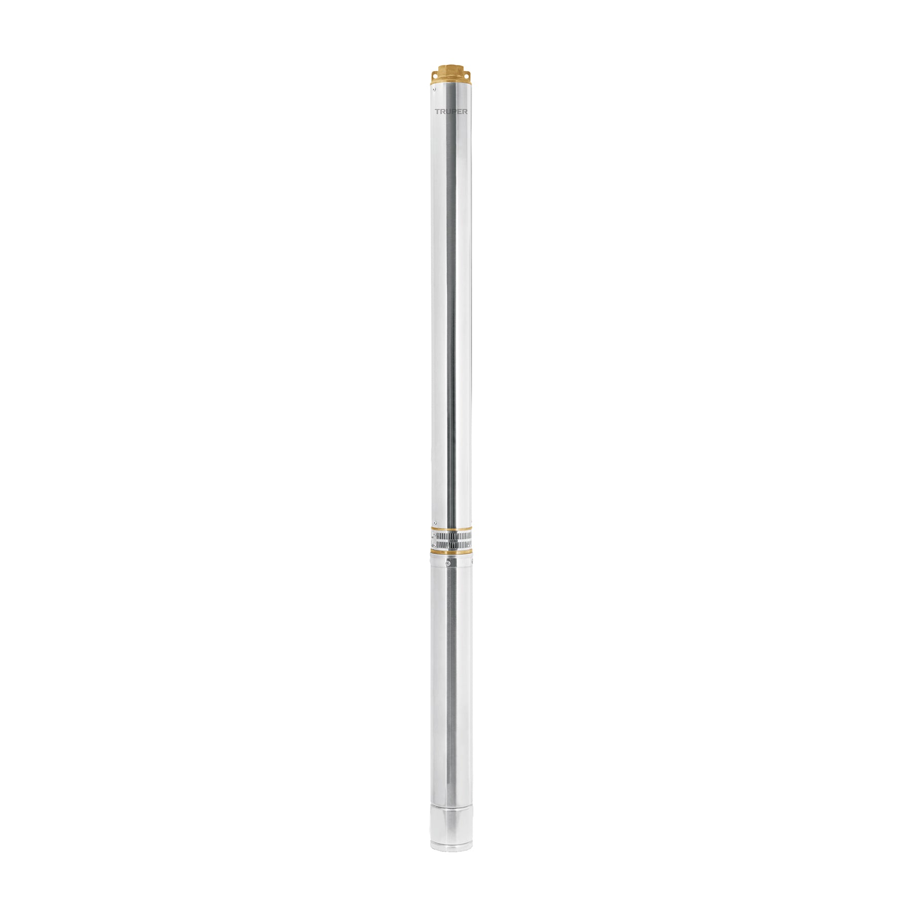 Bomba sumergible tipo bala 4', 5-1/2HP,agrícola, 220V,TRUPER. Modelo: BOS-5-1/2LM-2