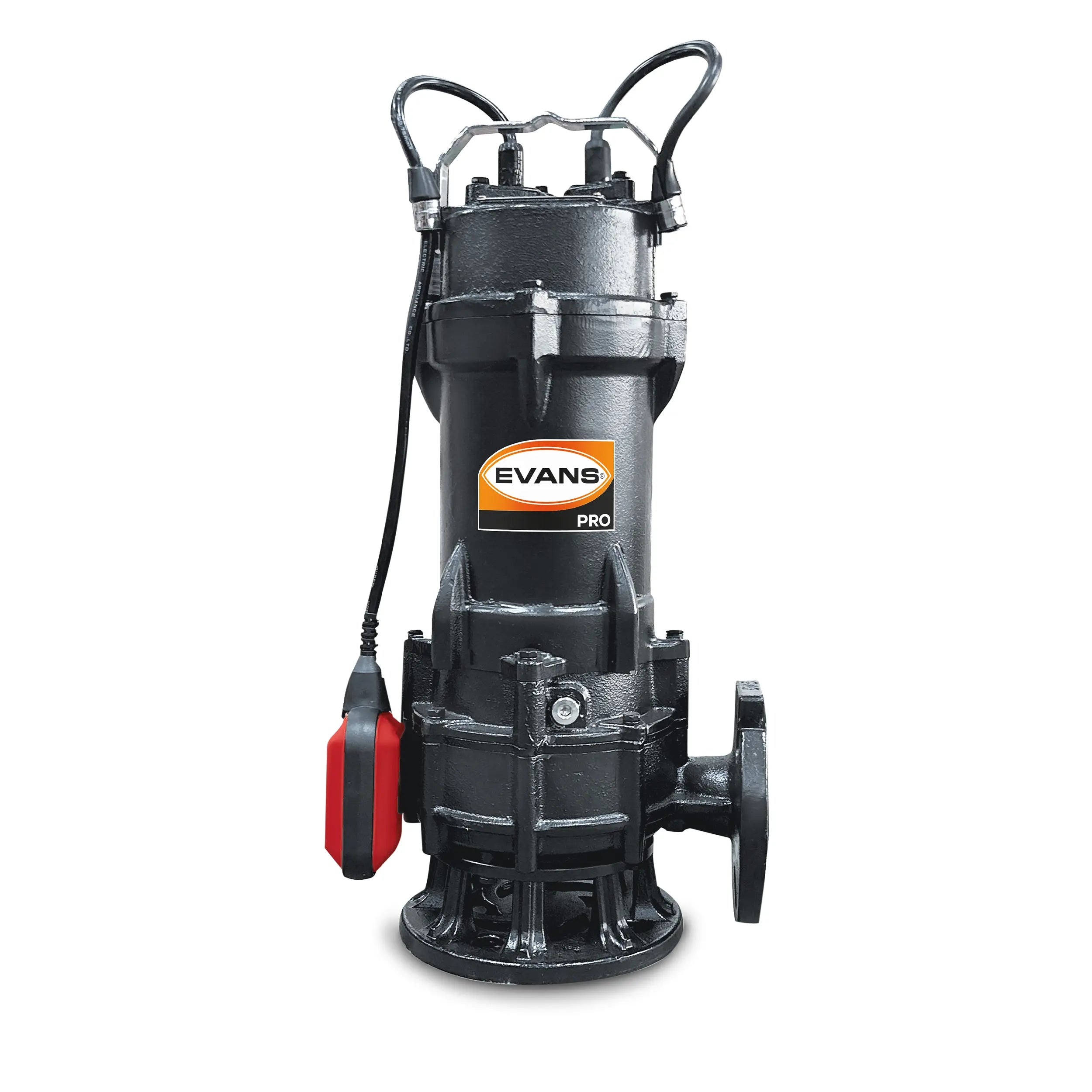 Bomba sumergible para aguas residuales 1 HP 400 LPM 115 V monofásico Marca EVANS. Modelo: BSAR2ME100F-F