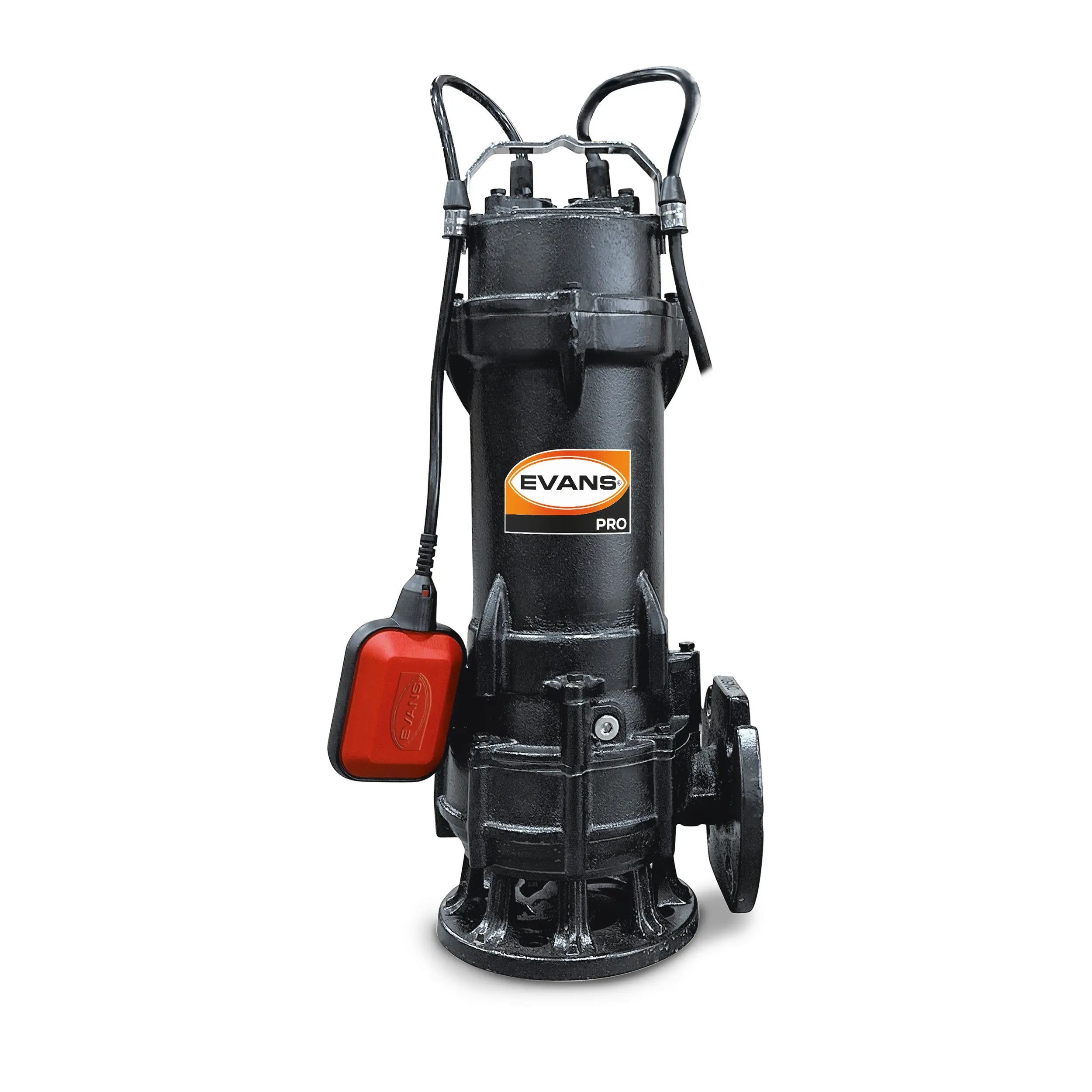 Bomba sumergible para aguas residuales 2 HP 570 LPM 220 V monofásico Marca EVANS. Modelo: BSAR2ME200G-F