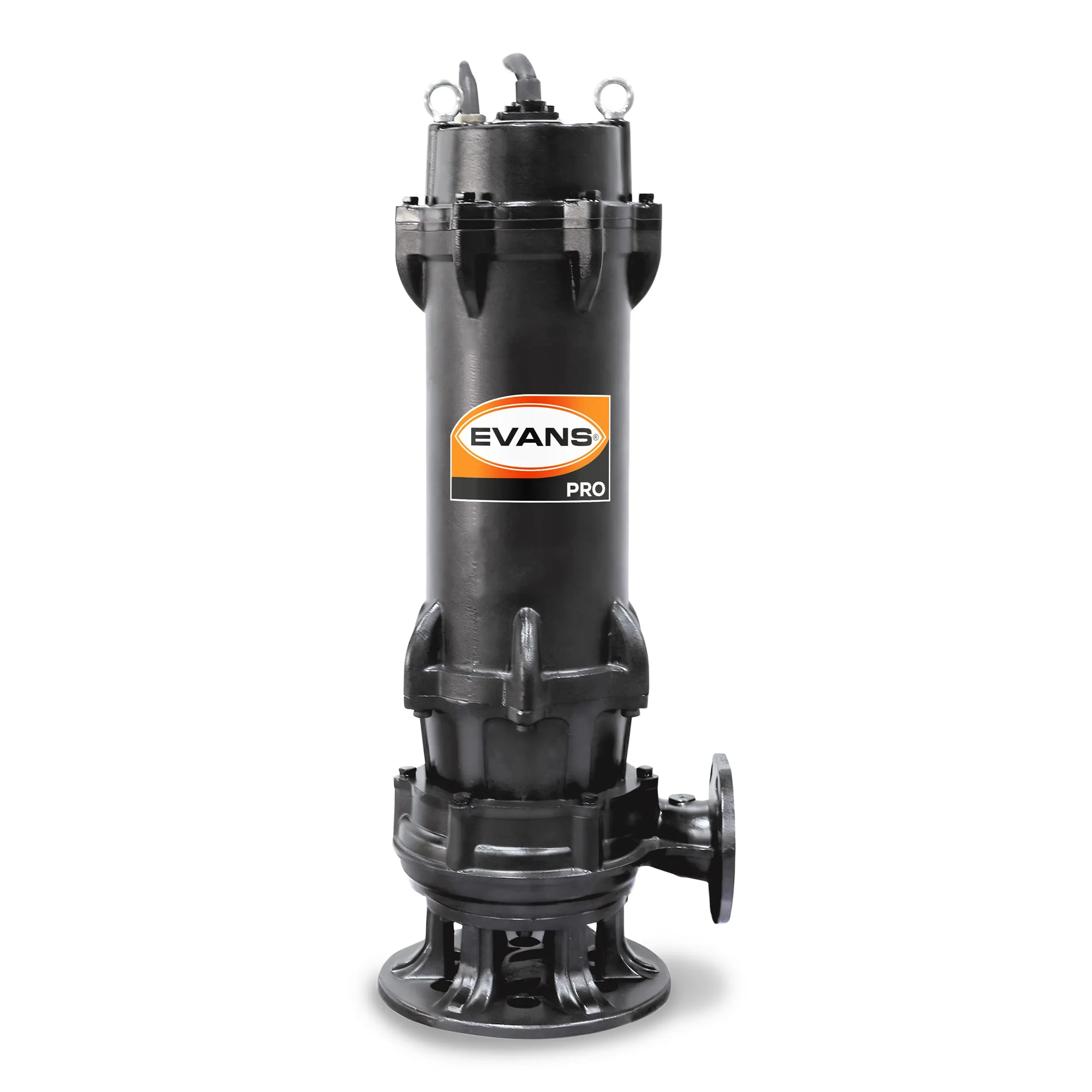 Bomba sumergible para aguas residuales 30 HP 2100 LPM 220 V trifásico Marca EVANS. Modelo: BSAR3ME3000G