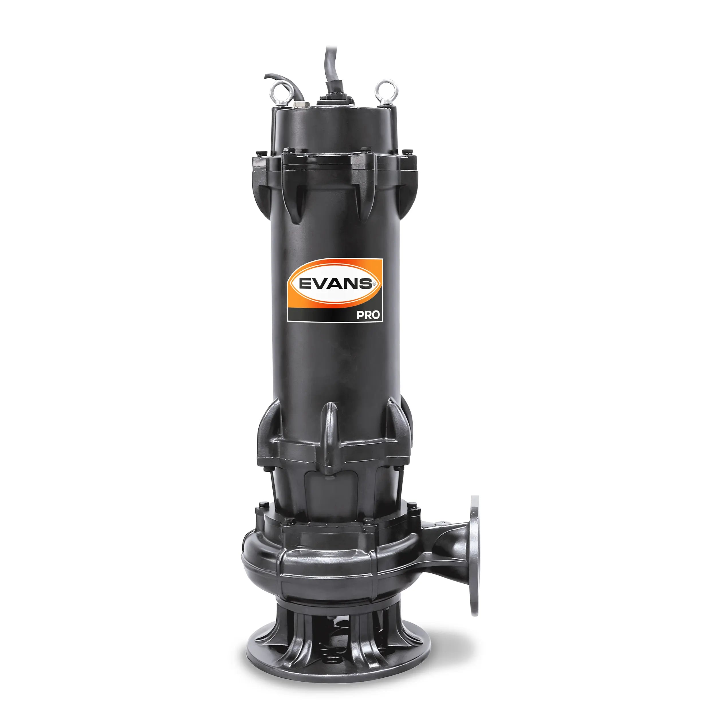 Bomba sumergible para aguas residuales 25 HP 2880 LPM 440 V trifásico Marca EVANS. Modelo: BSAR4ME2500H