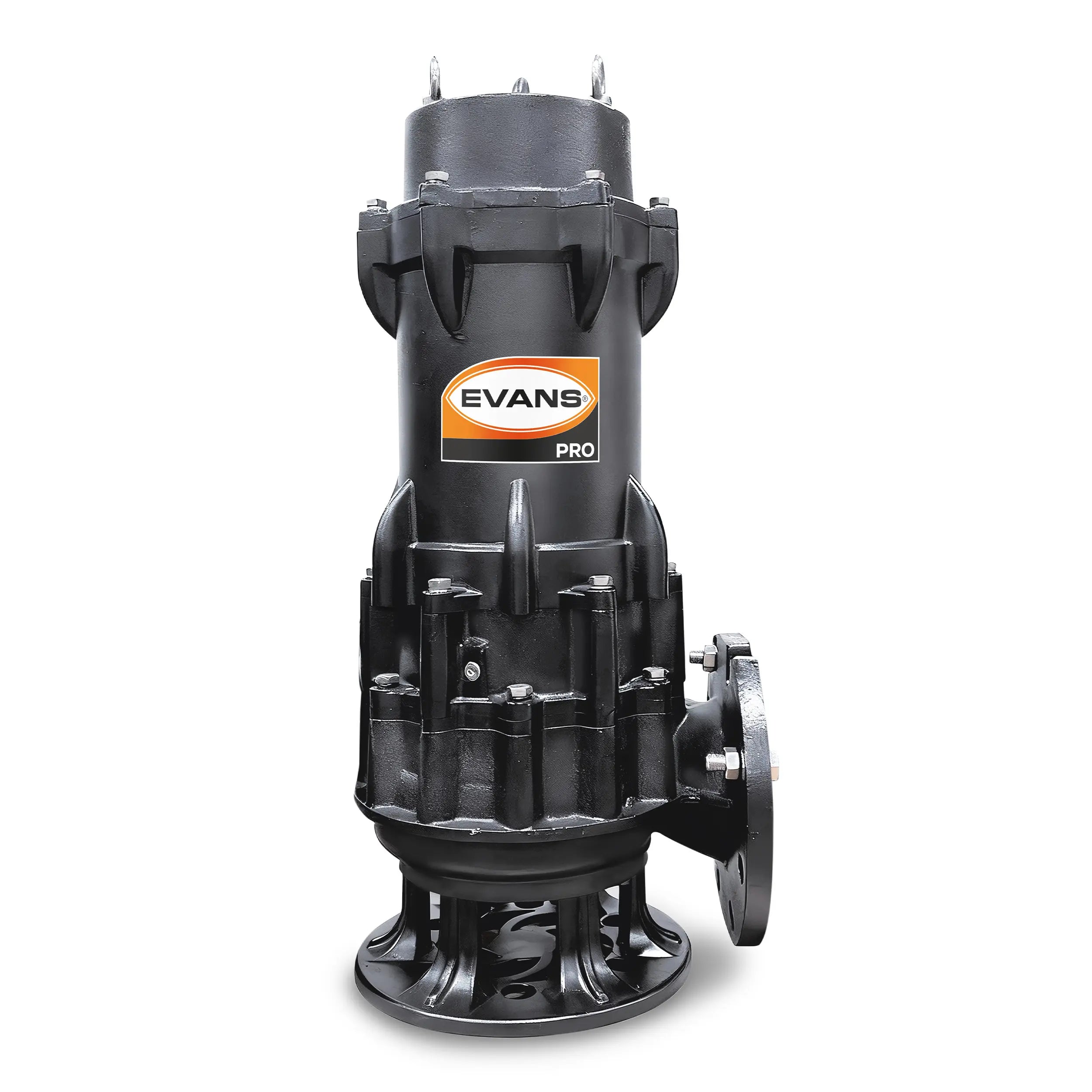 Bomba sumergible para aguas residuales 10 HP 2520 LPM 440 V trifásico Marca EVANS. Modelo: BSAR6ME1000H