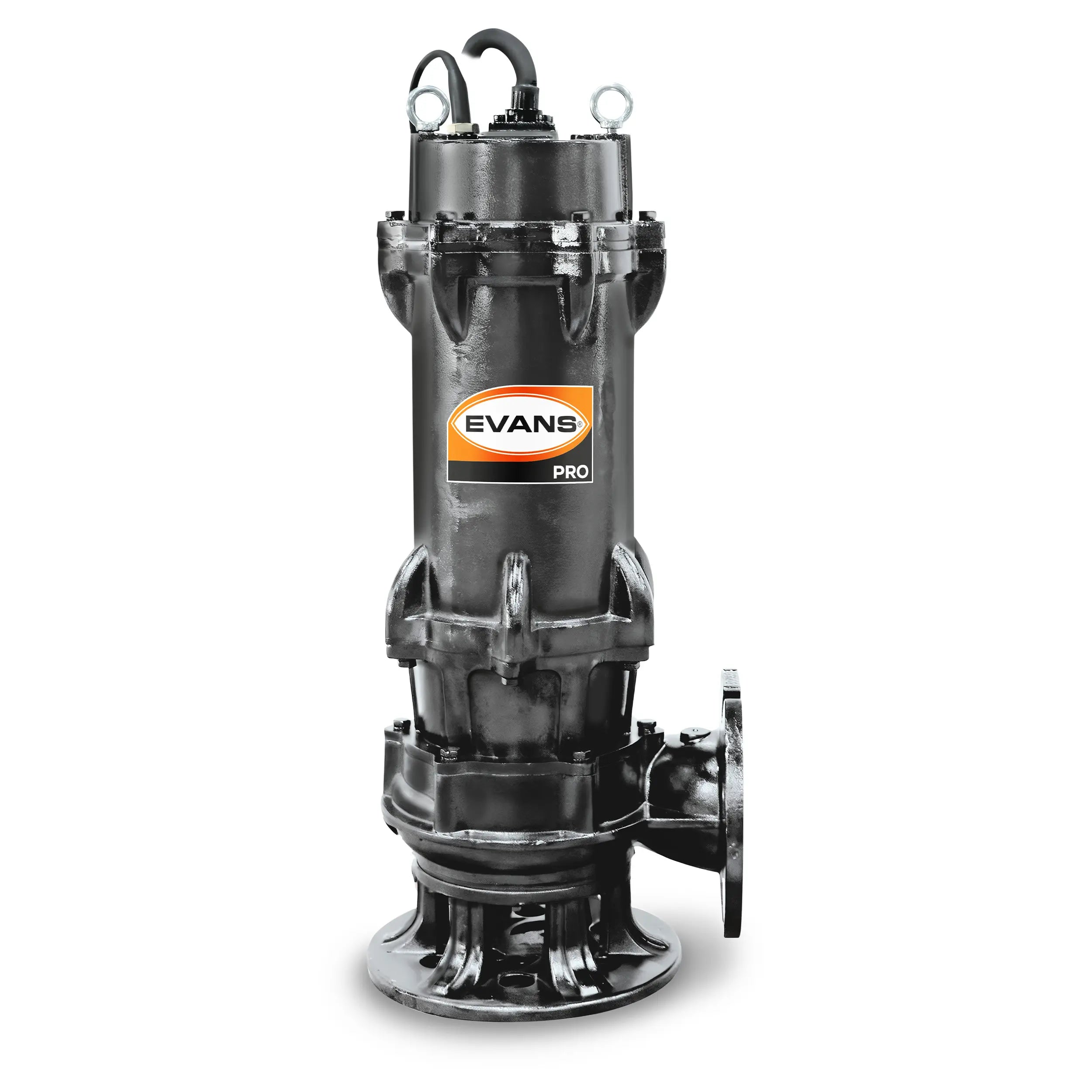 Bomba sumergible para aguas residuales 15 HP 3270 LPM 440 V trifásico Marca EVANS. Modelo: BSAR6ME1500H