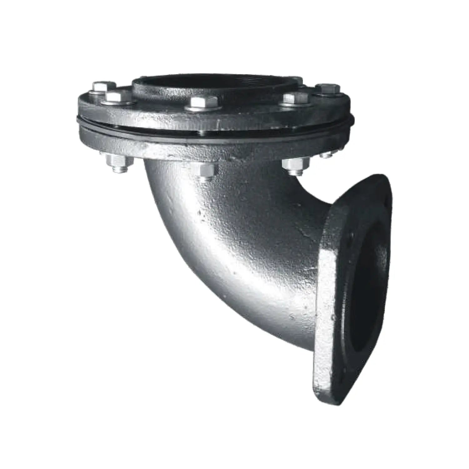 Codo descarga 4" brida ANSI 150. Marca EVANS. Modelo: CDSV4