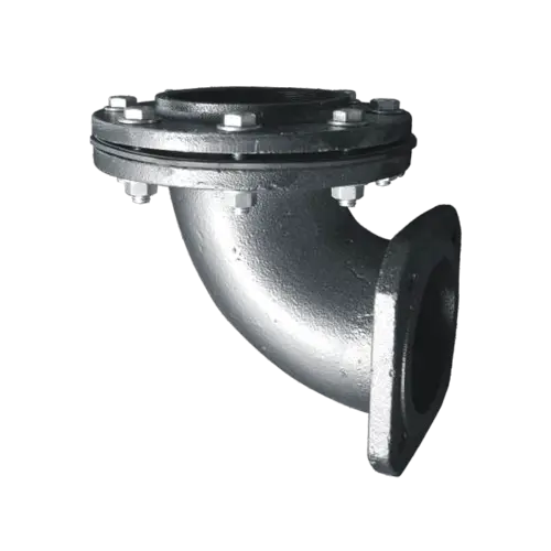 Codo descarga 4" brida ANSI 150. Marca EVANS. Modelo: CDSV4