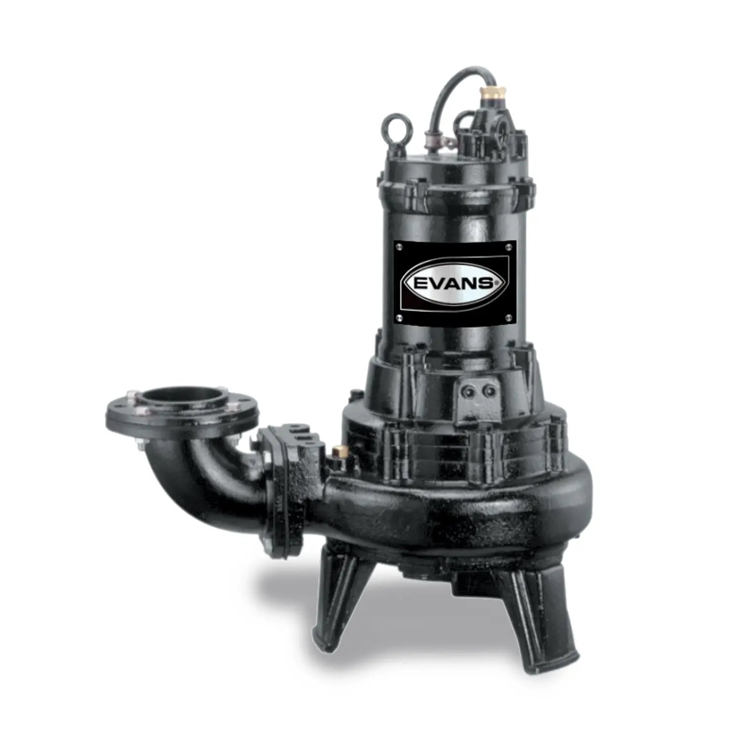 Codo descarga 4" brida ANSI 150. Marca EVANS. Modelo: CDSV4
