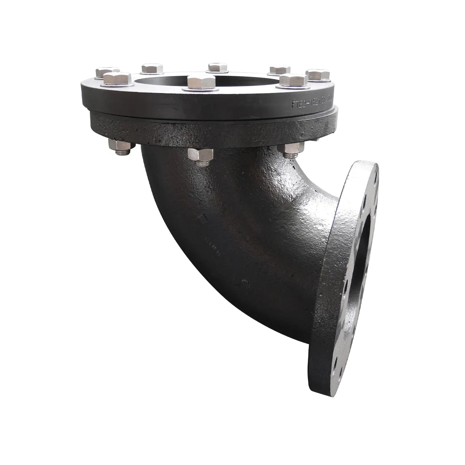 Codo descarga 6" brida ANSI 150. Marca EVANS. Modelo: CDSV6