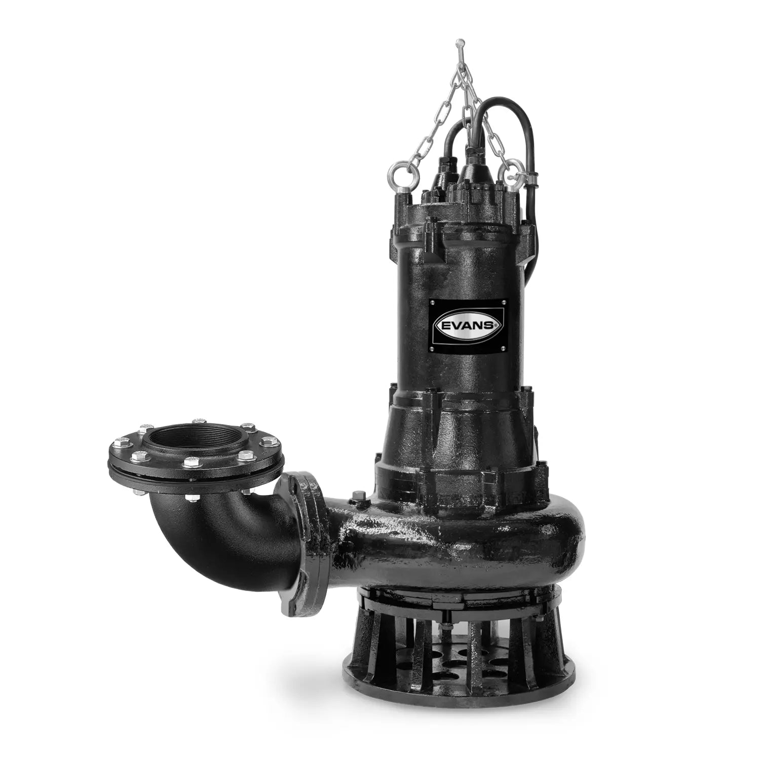 Codo descarga 6" brida ANSI 150. Marca EVANS. Modelo: CDSV6