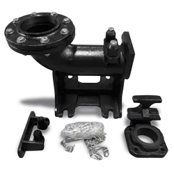 Codo de deslizamiento 4" Marca EVANS. Modelo: RDSV4