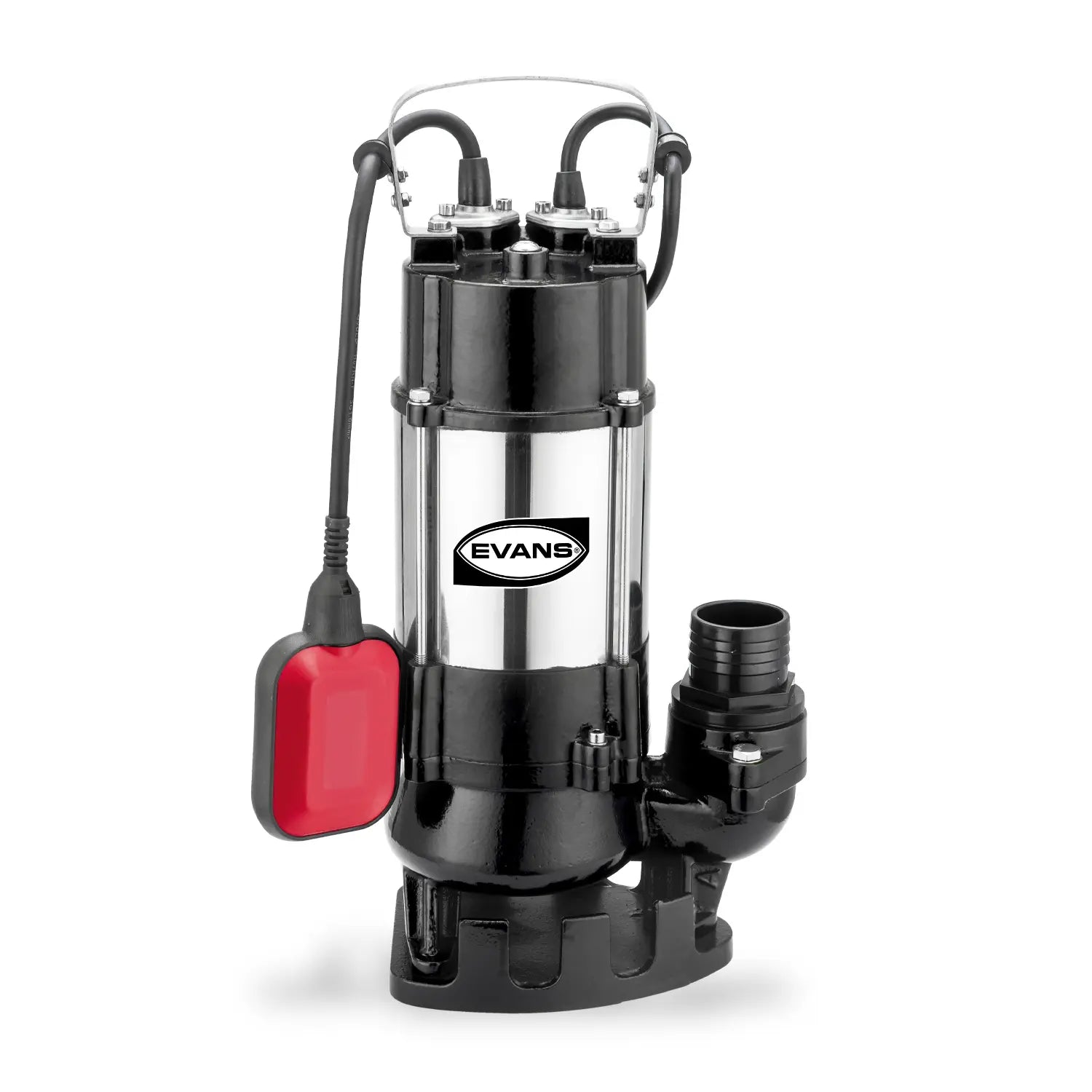 Bomba sumergible para aguas residuales 3/4 HP 115 V monofásico. Marca EVANS. Modelo: SAS2ME075F