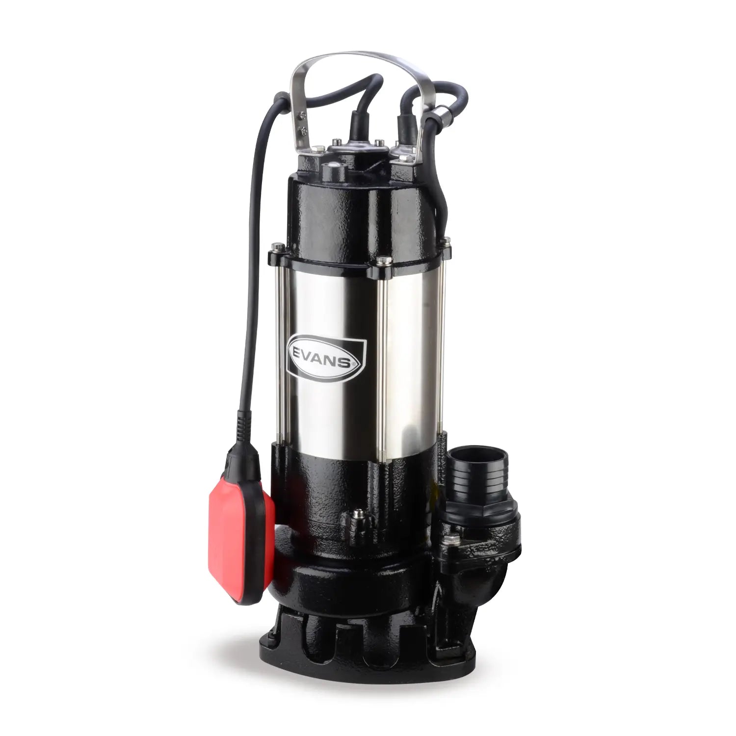 Bomba sumergible para aguas residuales 1 HP 115 V monofásico. Marca EVANS. Modelo: SAS2ME100F