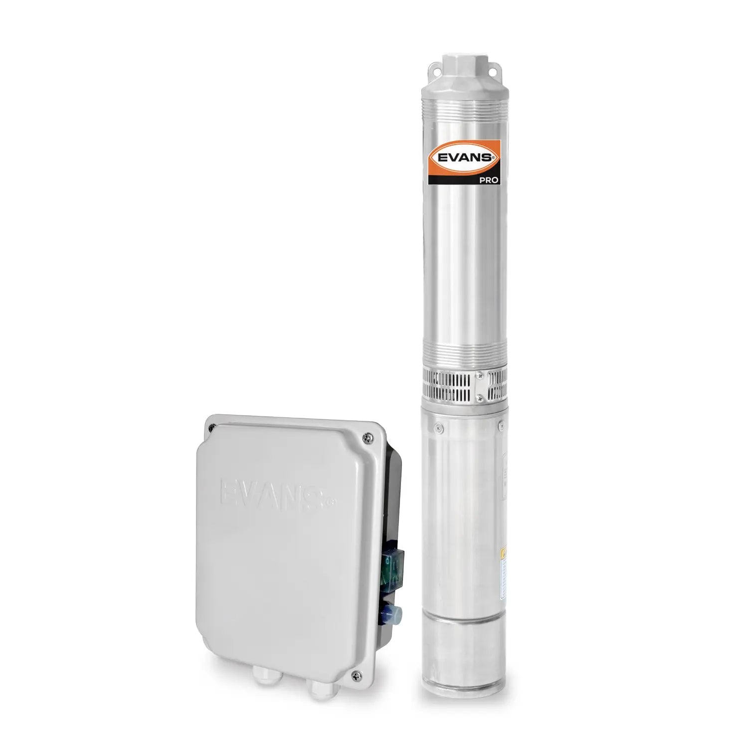 Equipo de riego sumergible 8GPM 1 HP 115 V monofásico Marca EVANS. Modelo: SD408ME100F3