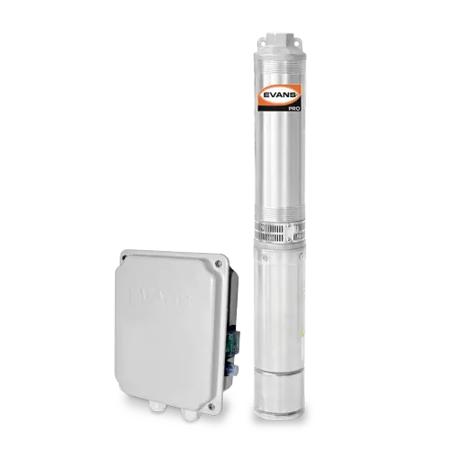 Equipo de riego sumergible 8GPM 1 HP 220 V monofásico Marca EVANS. Modelo: SD408ME100G3