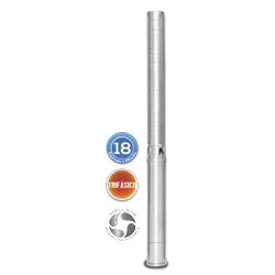Equipo de Riego 18GPM Inox 5HP 105 LPM 220 V trifásico Marca EVANS. Modelo: SD418ME0500GI