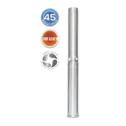 Equipo de Riego 25GPM Inox 3HP 158 LPM 220 V trifásico Marca EVANS. Modelo: SD425ME0300GI