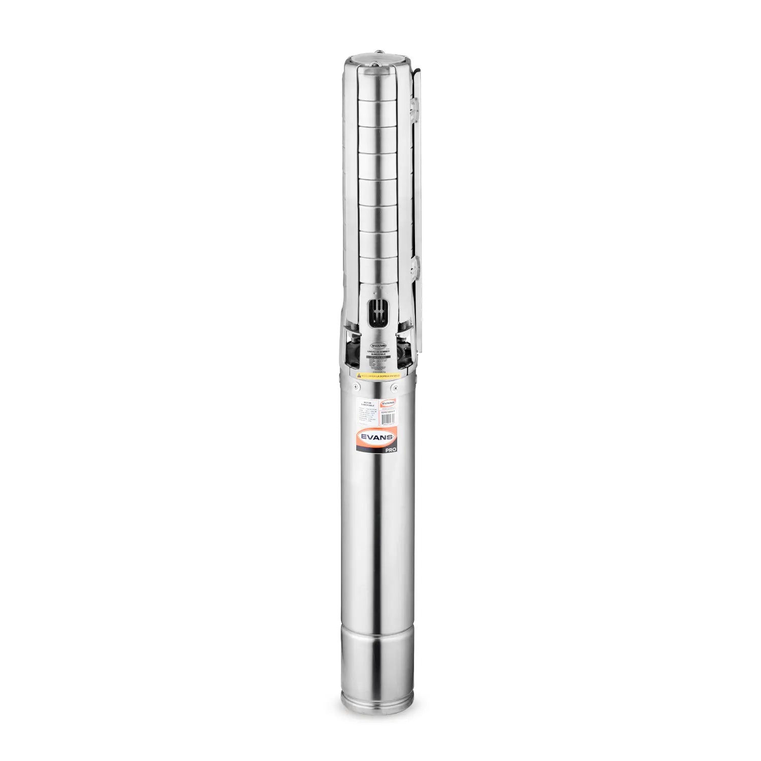 Equipo de Riego 80GPM Inox. 10HP 440 V trifásico Marca EVANS. Modelo: SD680ME1000HI