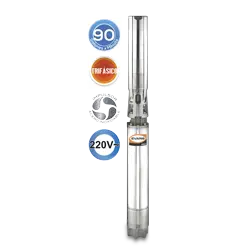Equipo de Riego 90GPM Inox. 30HP 220 V trifásico Marca EVANS. Modelo: SD690ME3000GI