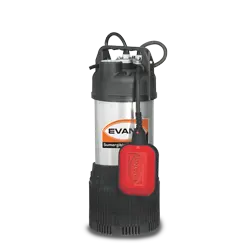 Bomba sumergible para cisterna 3/4 HP 115 V monofásico Marca EVANS. Modelo: SPM1ME075F-F