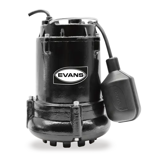 Bomba sumergible para aguas residuales 1/4 HP 115 V monofásico Marca EVANS. Modelo: SS1.5ME025F