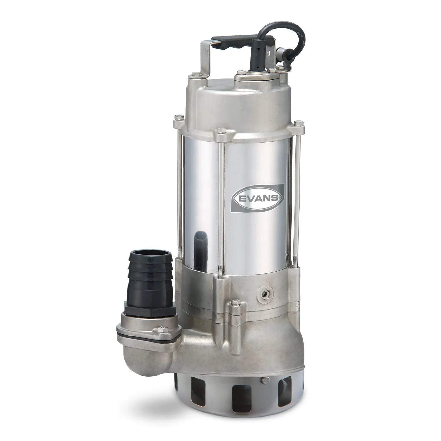 Bomba sumergible para aguas residuales 1 HP 115 V monofásico 210 LPM Marca EVANS. Modelo: SV2ME100F