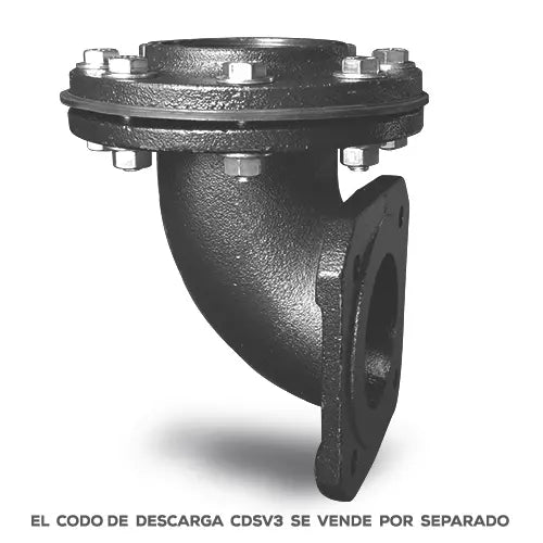 Bomba sumergible para aguas residuales 2 HP 220 V trifásico 360 LPM Marca EVANS. Modelo: SV3ME0200G