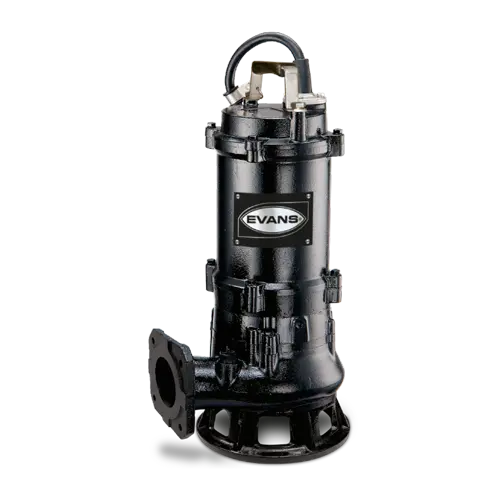 Bomba sumergible para aguas residuales 10 HP 220 V trifásico 900 LPM Marca EVANS. Modelo: SV3ME1000G2P