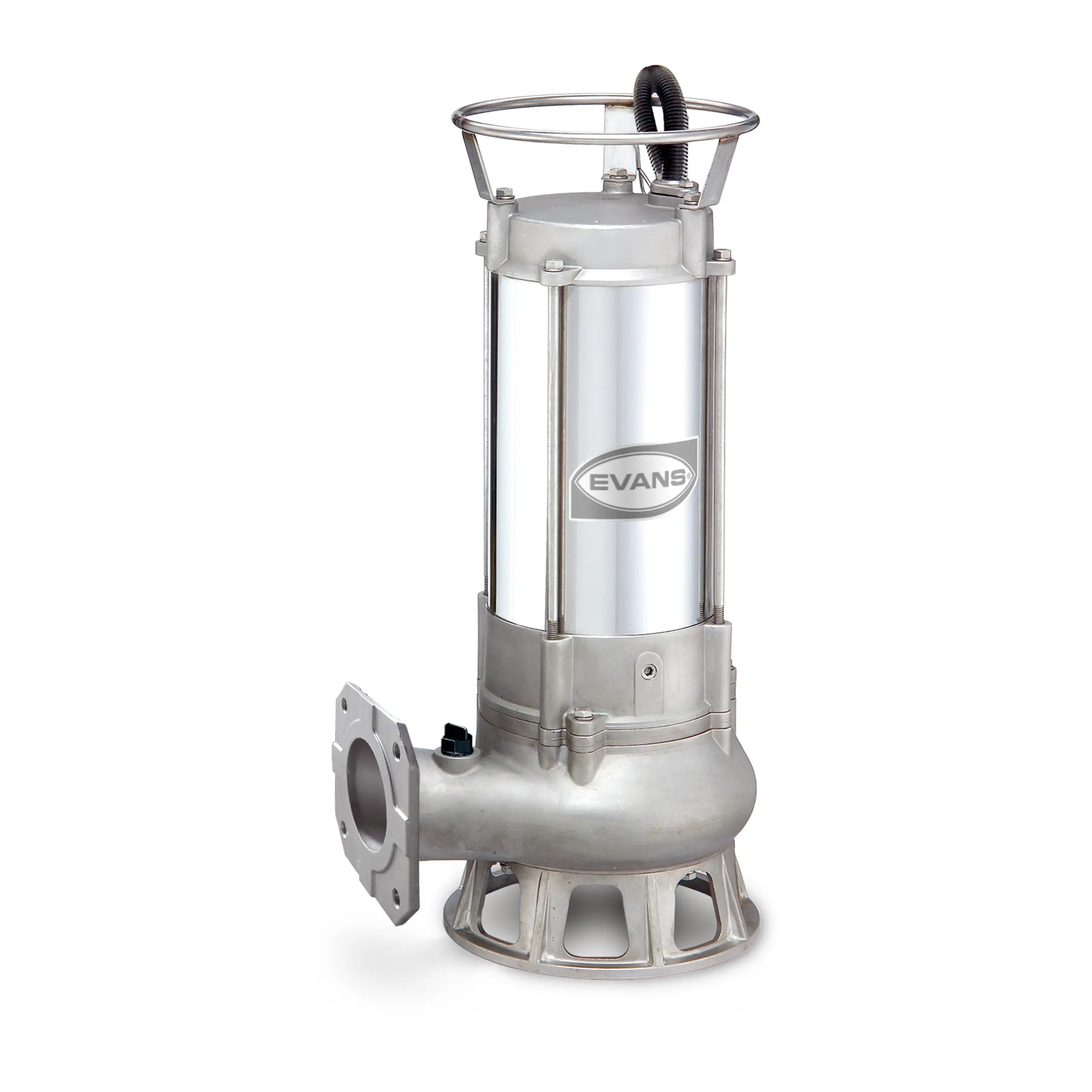 Bomba sumergible para aguas residuales 10 HP 1320 LPM 220 V trifásico Marca EVANS. Modelo: SV3ME1000G-I