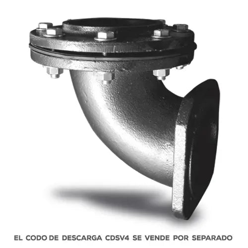 Bomba sumergible para aguas residuales 7.5 HP 220 V trifásico 1260 LPM Marca EVANS. Modelo: SV4ME0750G