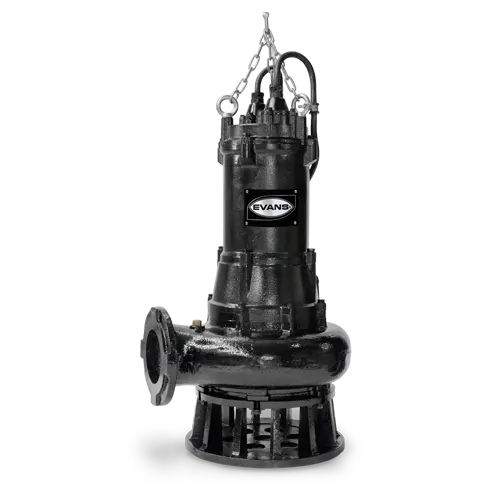Bomba sumergible para aguas residuales 20 HP 220/440 V trifásico Marca EVANS. Modelo: SV6ME2000