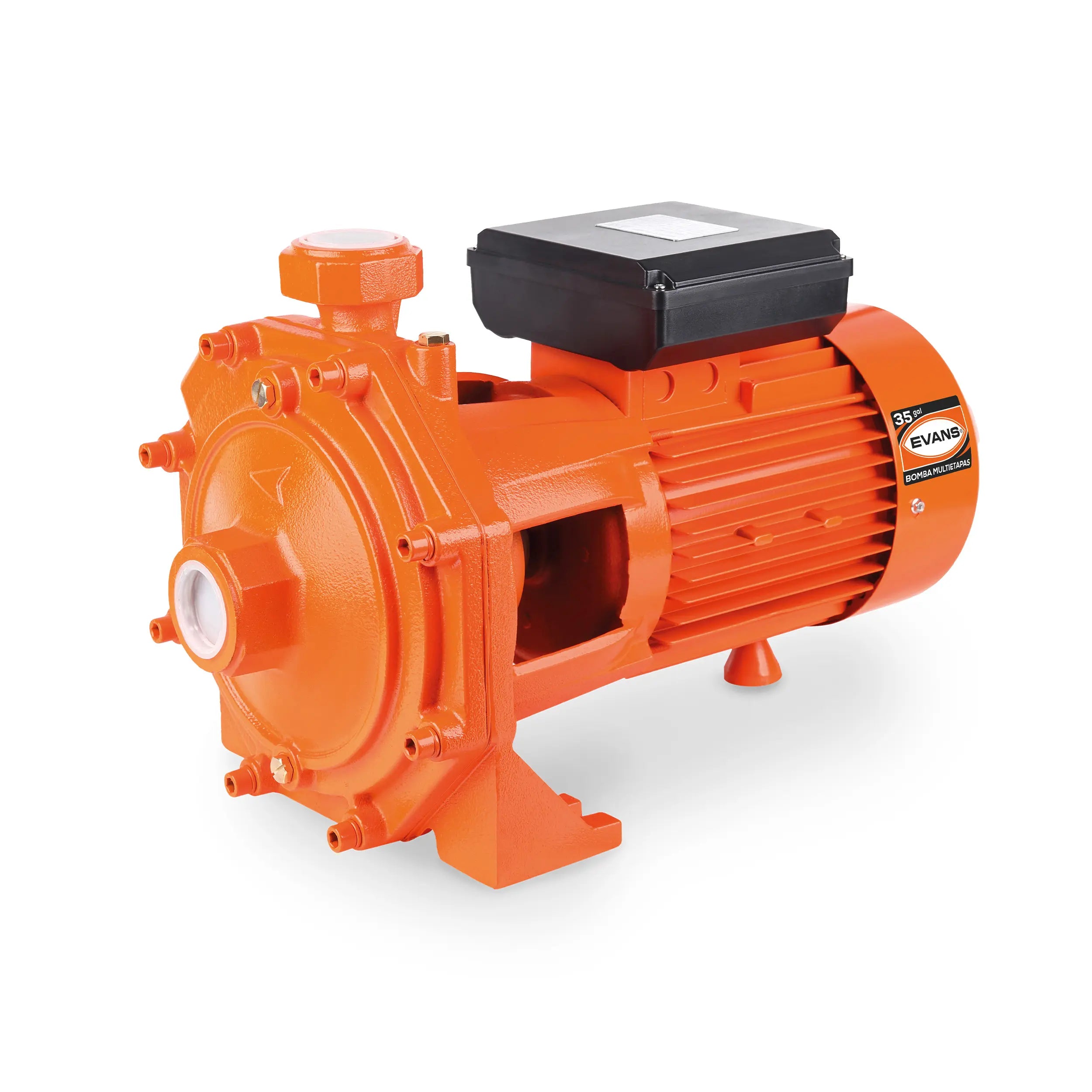 Bomba multietapas 5 HP 235 LPM 220 V monofásico Marca EVANS. Modelo: BME35ME500