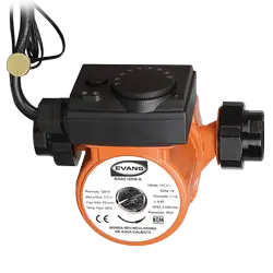 Recirculadora automática de 120W 0.16 HP 115 V monofásico Marca EVANS. Modelo: BRAC120W-A